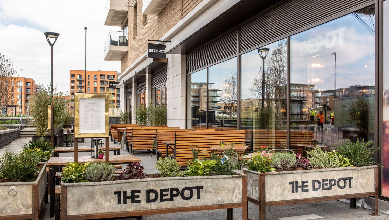 The Depot  Modern pub bar  restaurant in Kidbrooke Village Greenwich